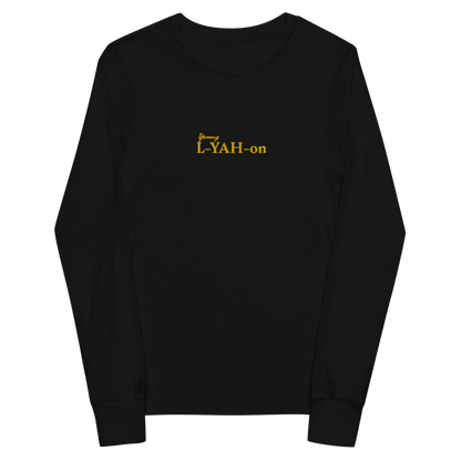 youth long sleeve tee - purpose and identity clothing