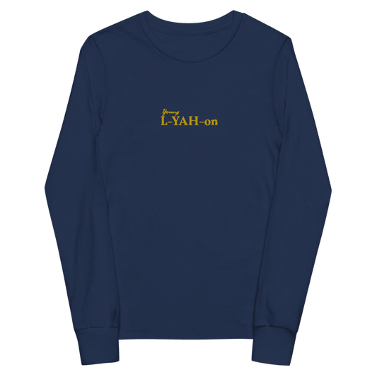 youth long sleeve tee - purpose and identity clothing