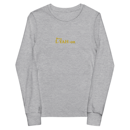youth long sleeve tee - purpose and identity clothing