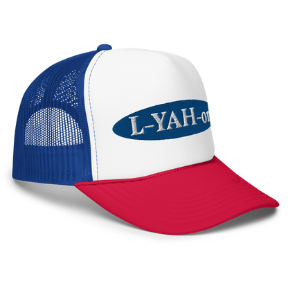 Casquette trucker en mousse L-YAH-on Autumn 2022