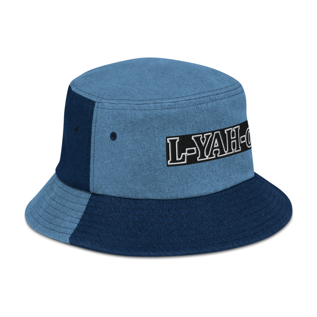 A blue denim bucket hat - inspirational accessories - faith-based online store
