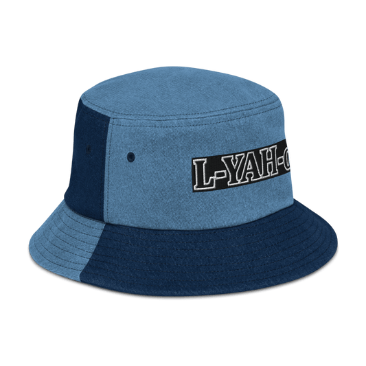 A blue denim bucket hat - inspirational accessories - faith-based online store