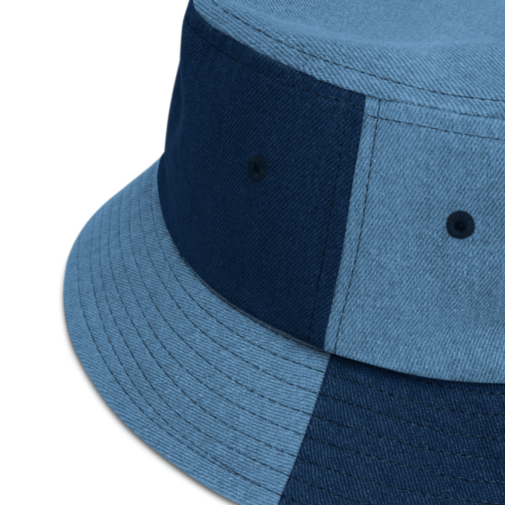 A blue denim bucket hat - inspirational accessories - faith-based online store