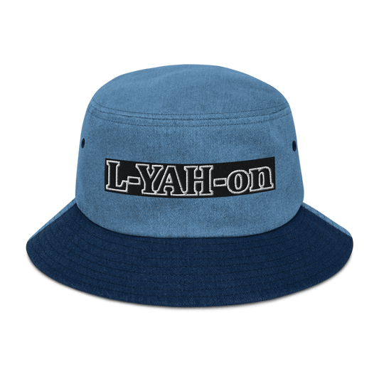 A blue denim bucket hat - inspirational accessories - faith-based online store