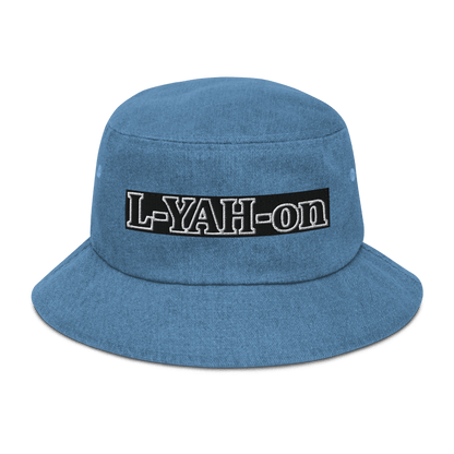 A blue denim bucket hat - inspirational accessories - faith-based online store