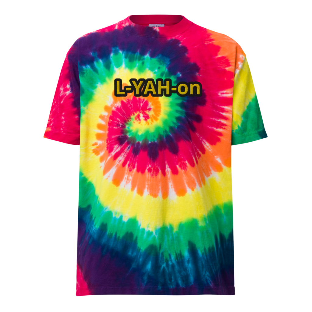 rainbow tie-dye t-shirt