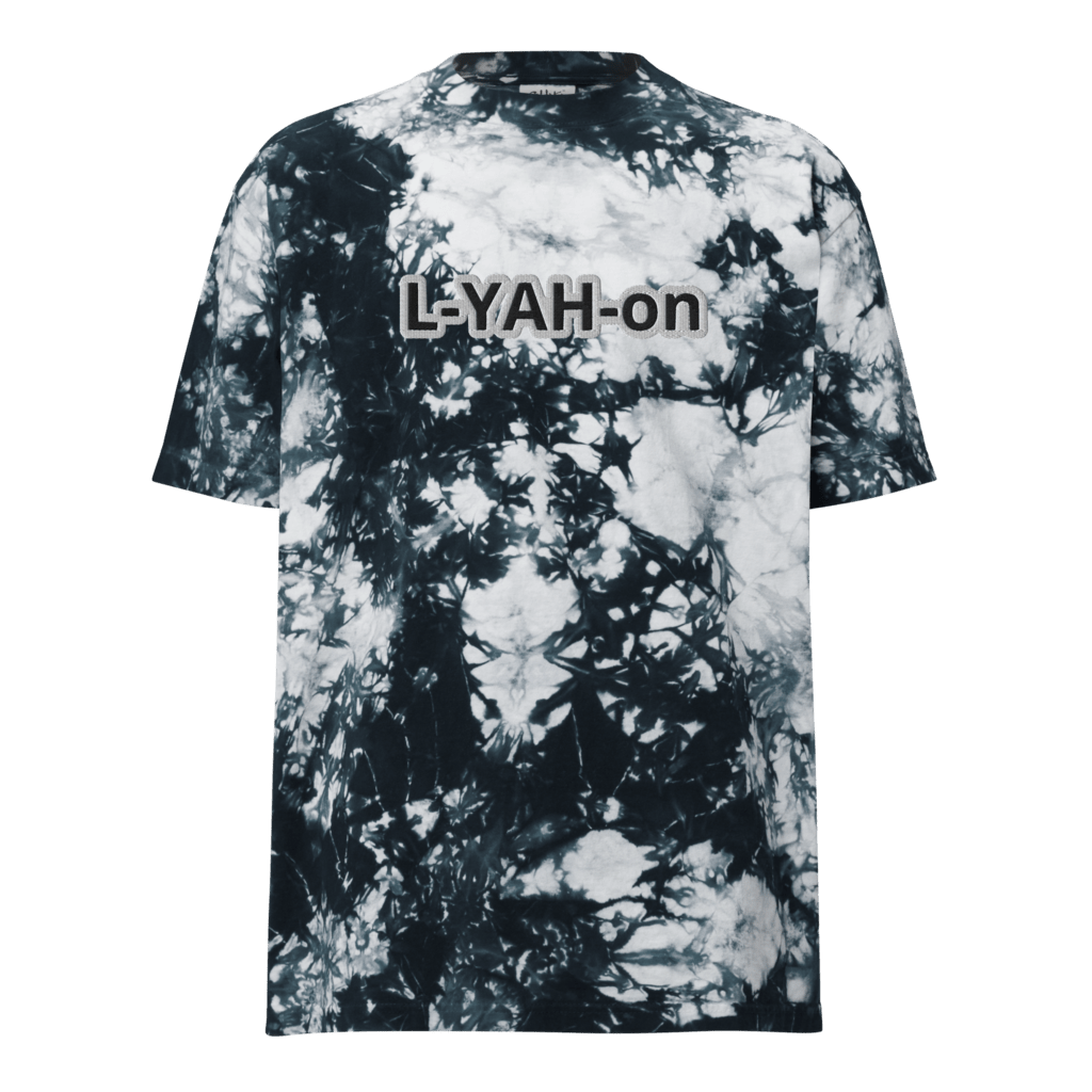 navy tie-dye t-shirt