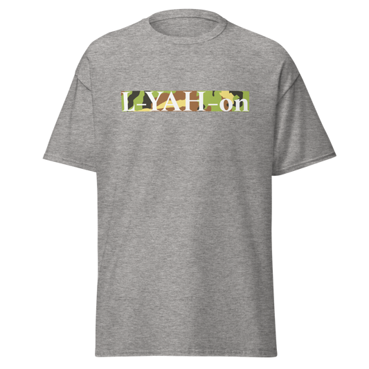 Camiseta con marco de camuflaje L-YAH-on