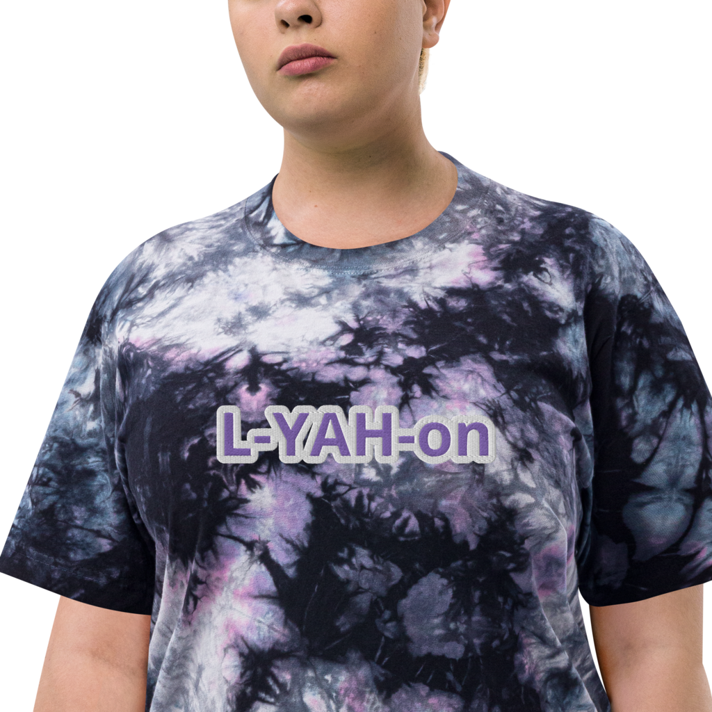 L-YAH-on Oversized Tie-Dye T-Shirt