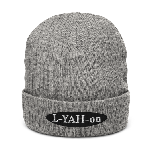 L-YAH-on Autumn 2022 Ribbed Knit Beanie