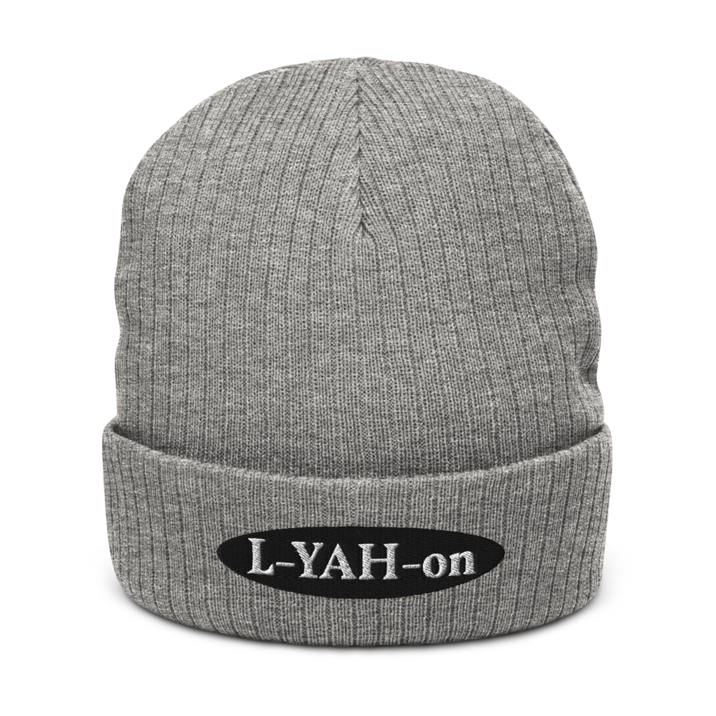 L-YAH-on Otoño 2022 Gorro de punto acanalado