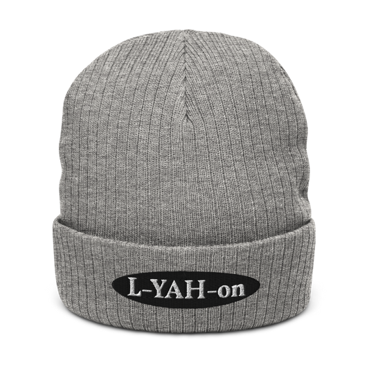 L-YAH-on Automne 2022 Bonnet en Tricot Côtelé