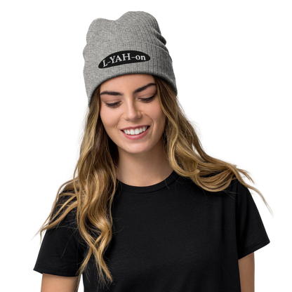 L-YAH-on Otoño 2022 Gorro de punto acanalado