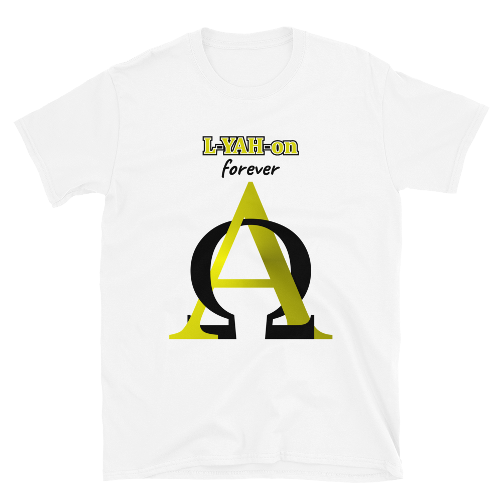 T-shirt L-YAH-on forever &amp; Alpha Omega