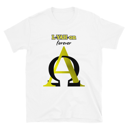 T-shirt L-YAH-on forever &amp; Alpha Omega