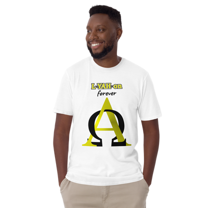 T-shirt L-YAH-on forever &amp; Alpha Omega