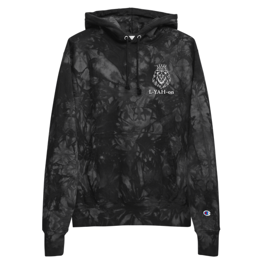 L-YAH-on Champion sudadera con capucha tie-dye
