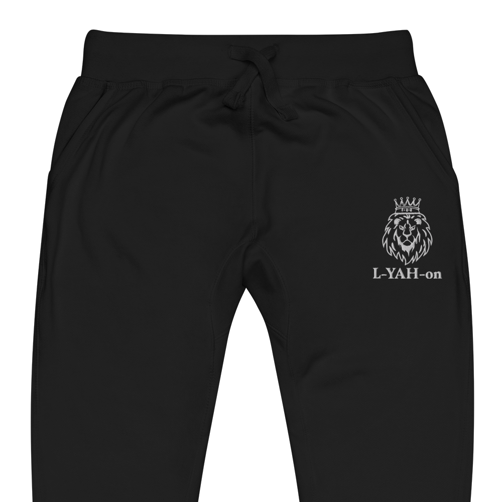 Pantalon de survêtement brodé classique L-YAH-on