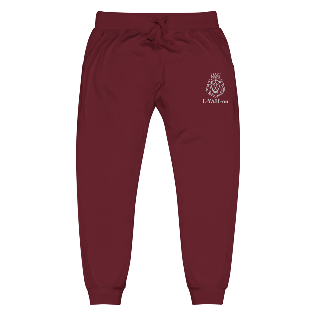 Pantalon de survêtement brodé classique L-YAH-on
