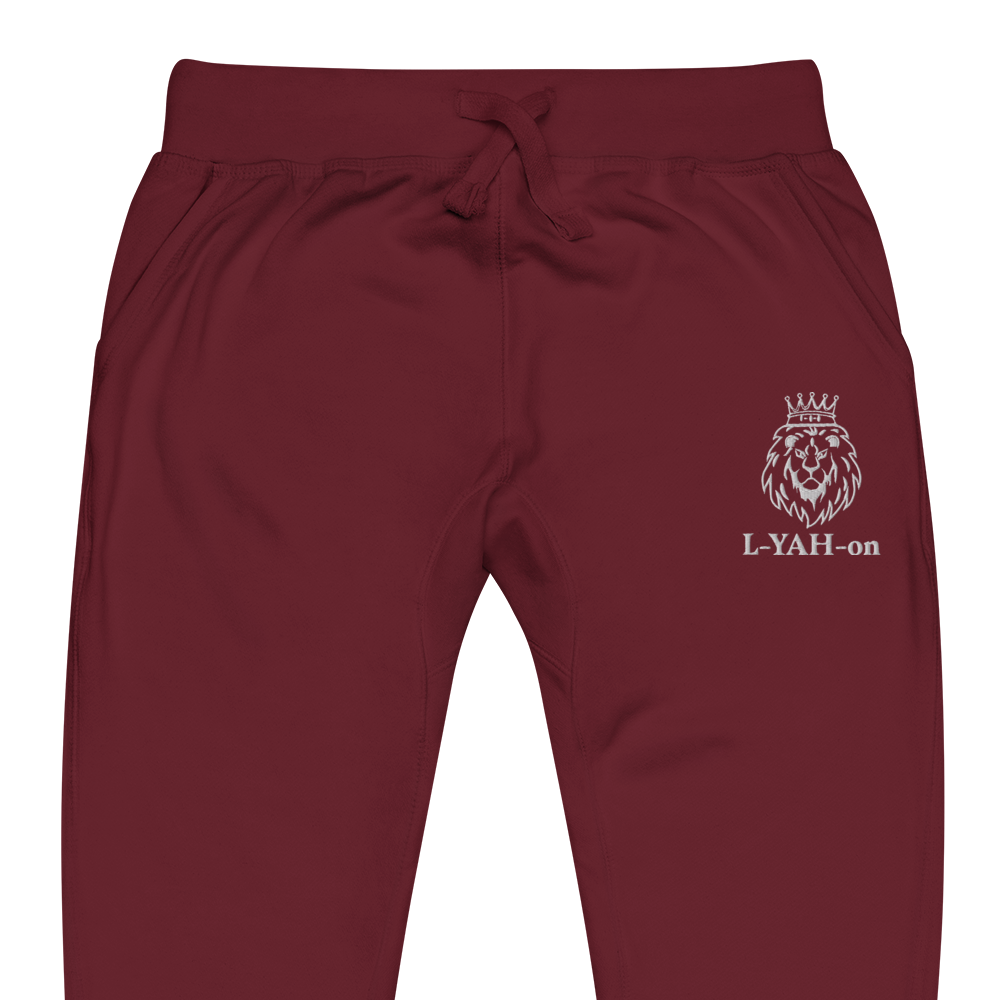 Pantalon de survêtement brodé classique L-YAH-on