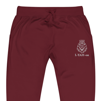 Pantalon de survêtement brodé classique L-YAH-on