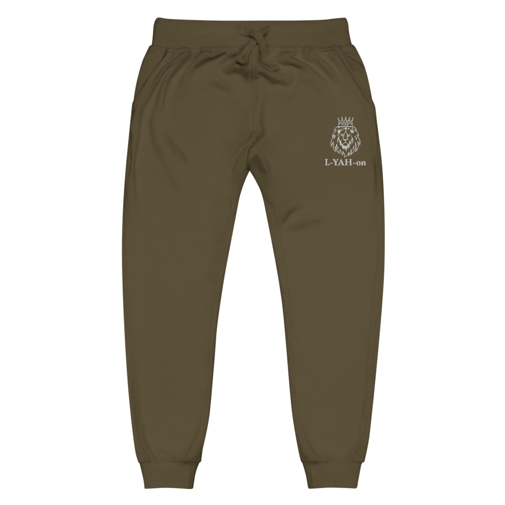 Pantalon de survêtement brodé classique L-YAH-on