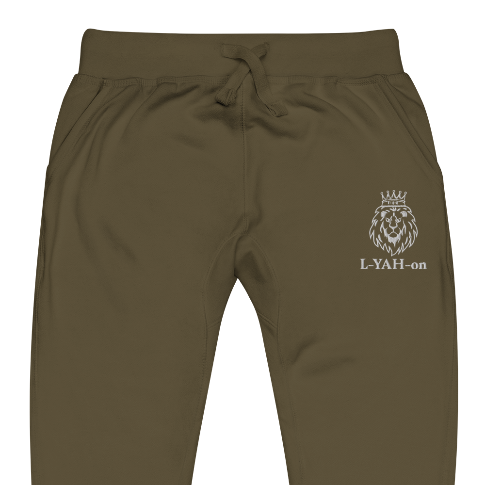 Pantalon de survêtement brodé classique L-YAH-on