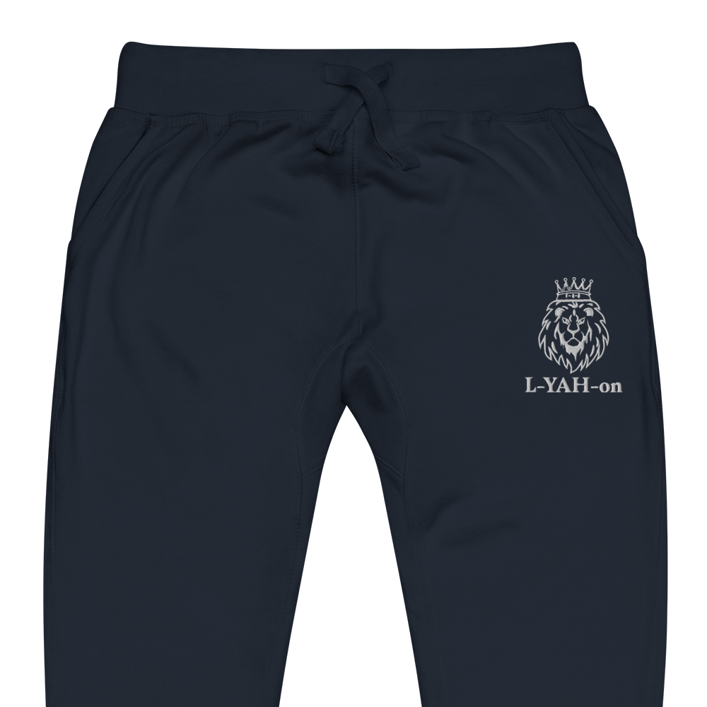 Pantalon de survêtement brodé classique L-YAH-on