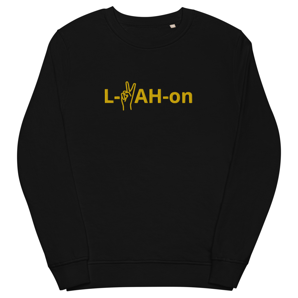 Sweat-shirt écologique L-YAH-on & Peace