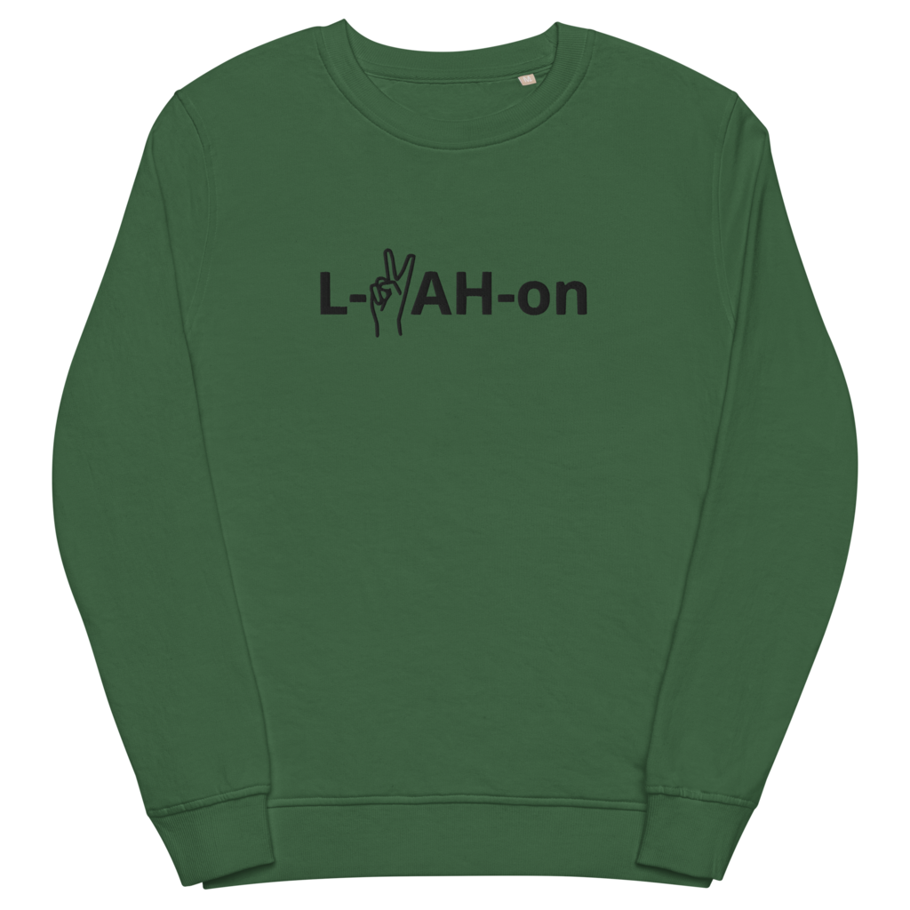 Sweat-shirt écologique L-YAH-on & Peace