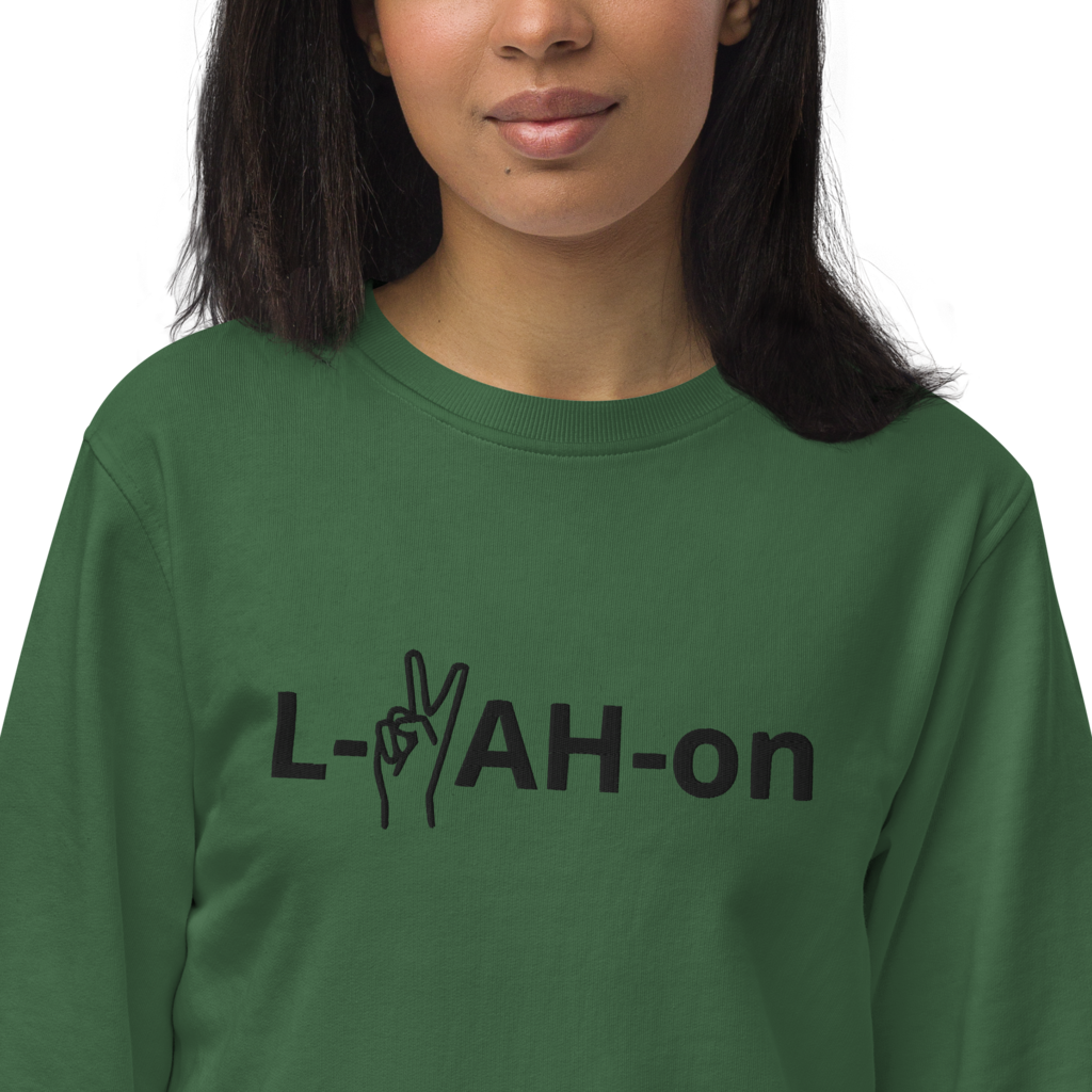 Sweat-shirt écologique L-YAH-on & Peace