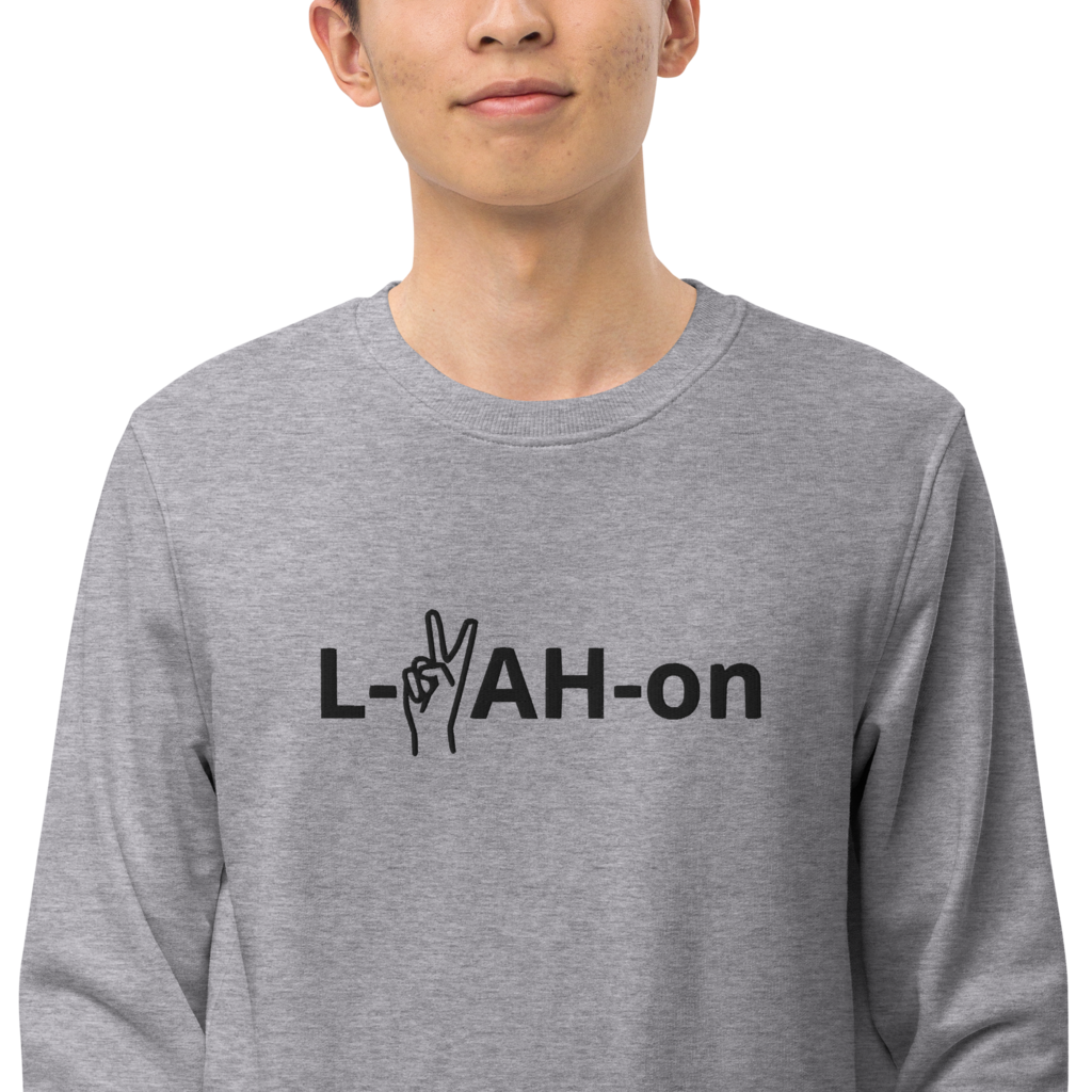 Sweat-shirt écologique L-YAH-on & Peace