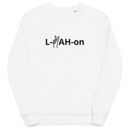 Sweat-shirt écologique L-YAH-on & Peace