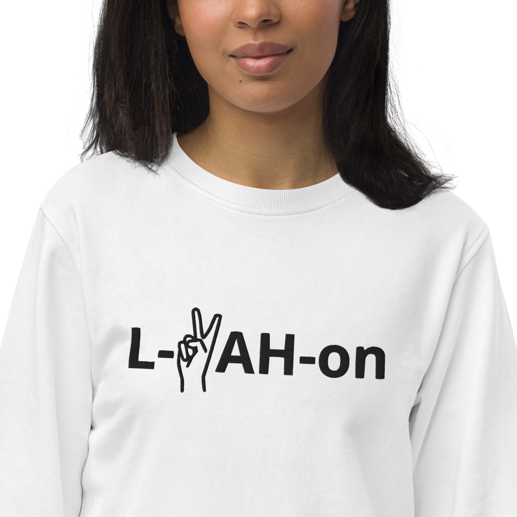 Sweat-shirt écologique L-YAH-on & Peace
