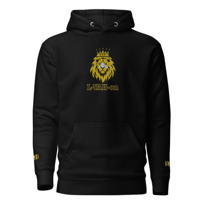Sweat à capuche premium unisexe brodé L-YAH-on