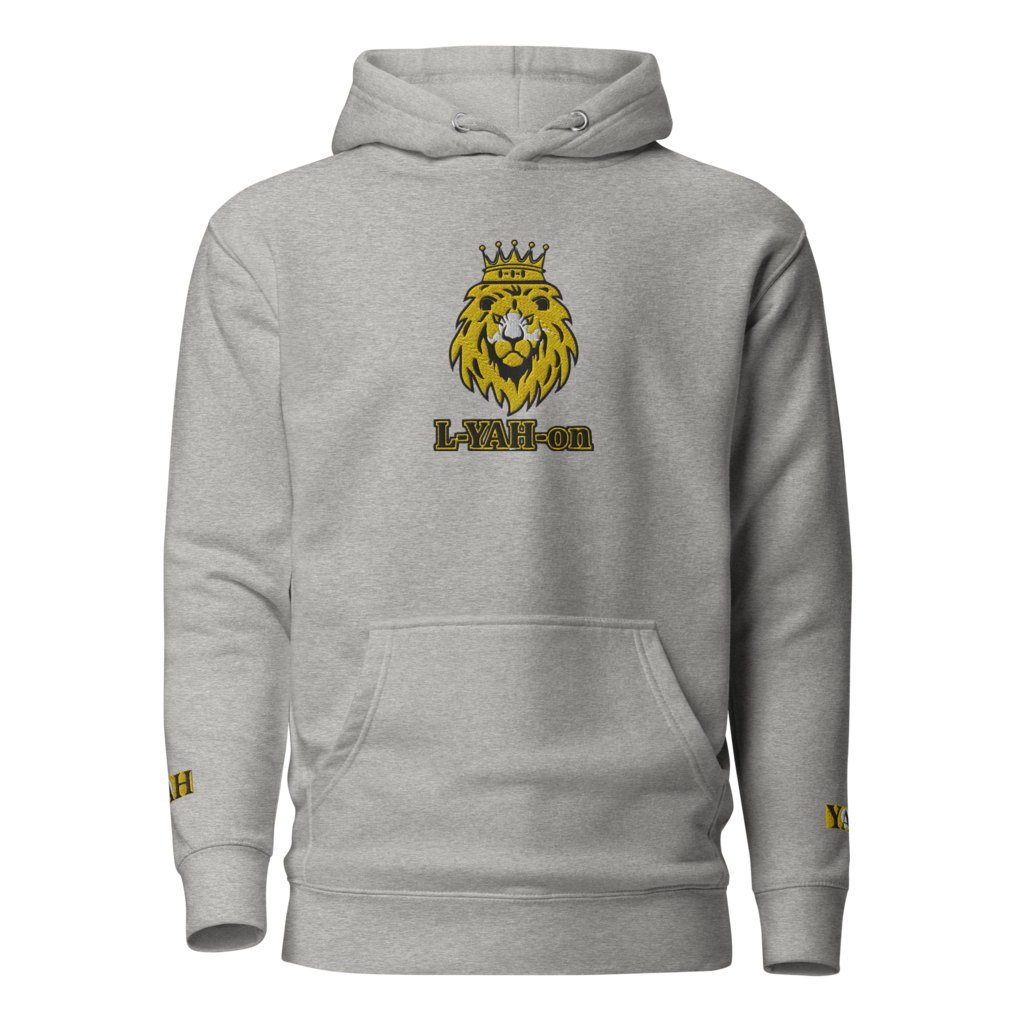Sweat à capuche premium unisexe brodé L-YAH-on