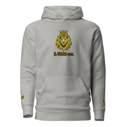 Sweat à capuche premium unisexe brodé L-YAH-on