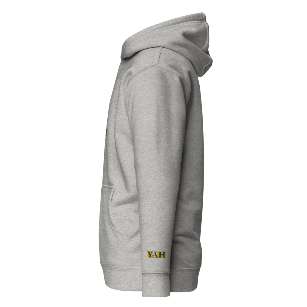 Sweat à capuche premium unisexe brodé L-YAH-on