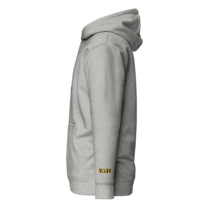Sweat à capuche premium unisexe brodé L-YAH-on