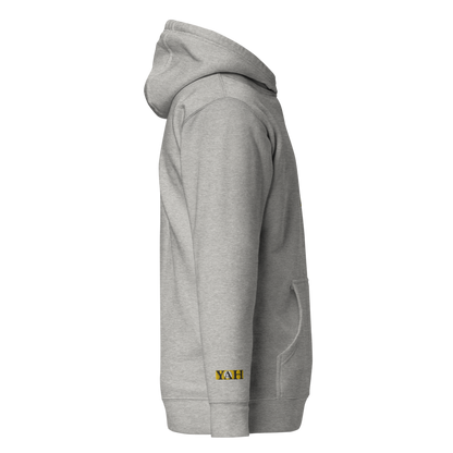 Sweat à capuche premium unisexe brodé L-YAH-on