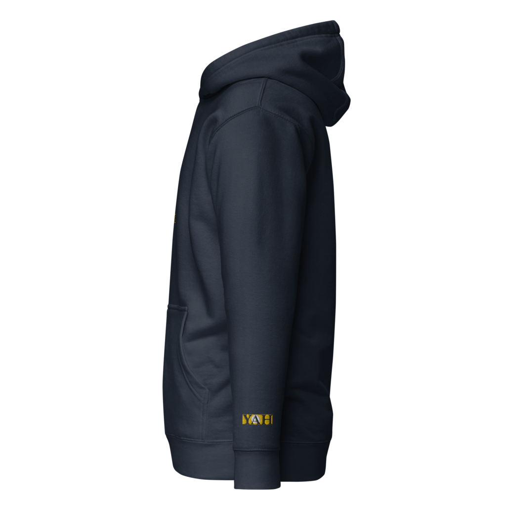 Sweat à capuche premium unisexe brodé L-YAH-on