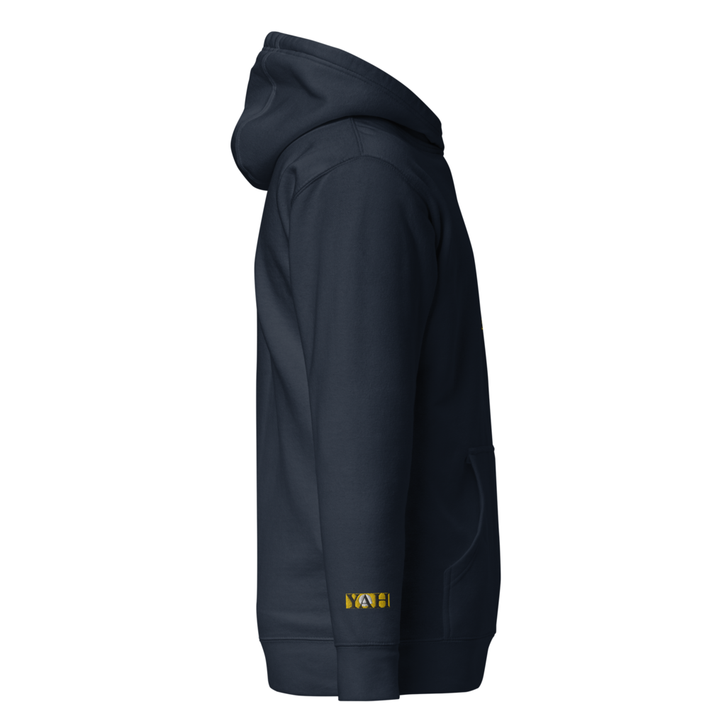 Sweat à capuche premium unisexe brodé L-YAH-on