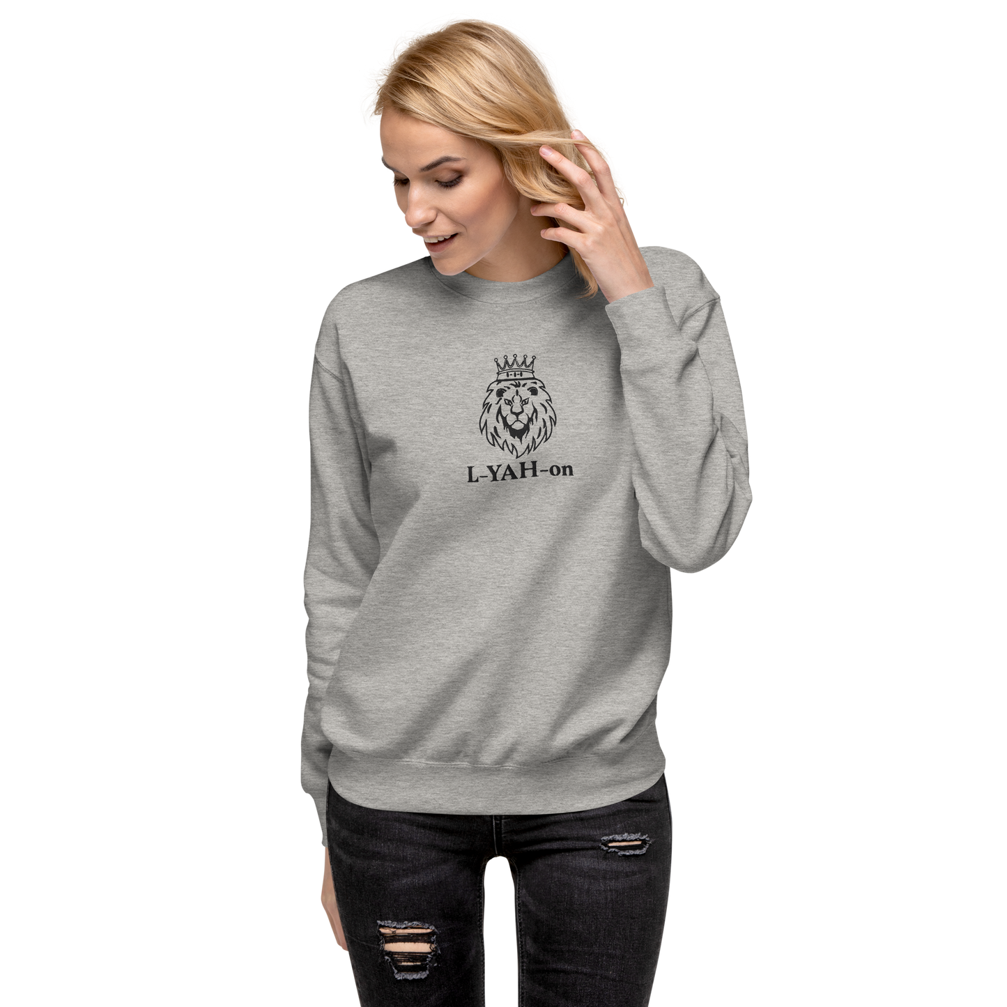 Sudadera bordada clásica L-YAH-on