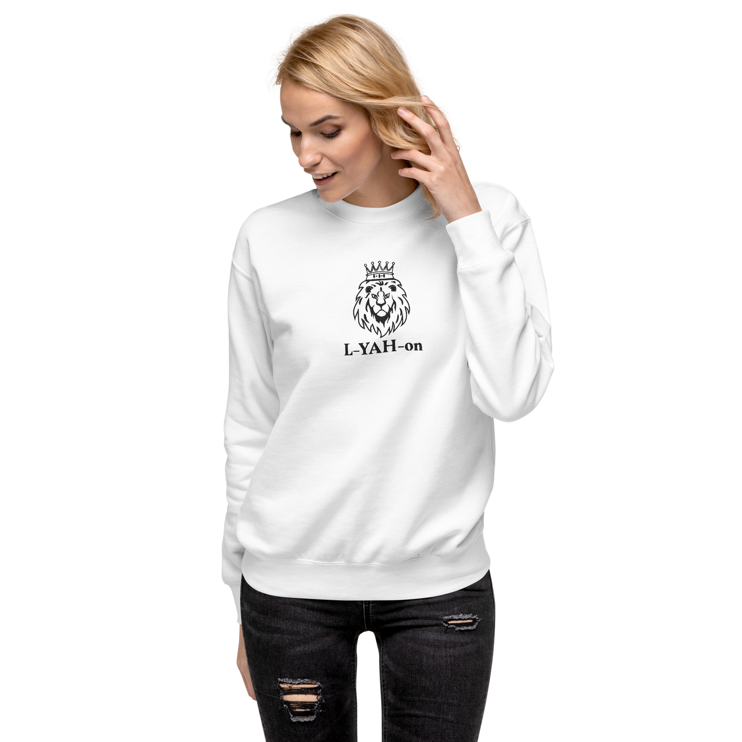 Sudadera bordada clásica L-YAH-on