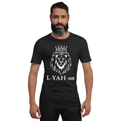 Camiseta clásica L-YAH-on en blanco y negro