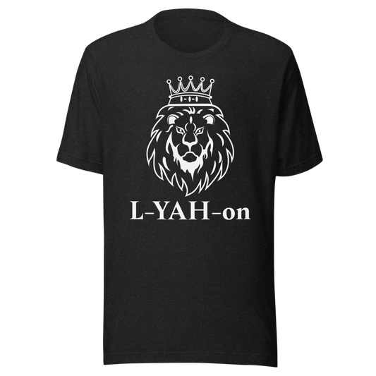 Camiseta clásica L-YAH-on en blanco y negro