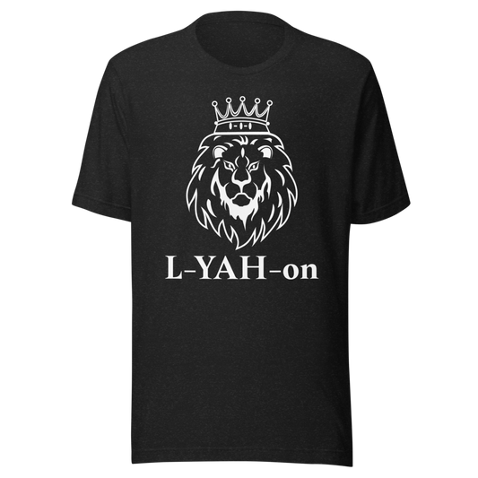 T-shirt classique L-YAH-on noir et blanc