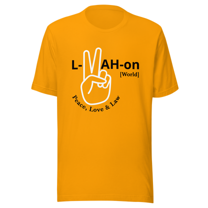 L-YAH-on & Peace T-Shirt