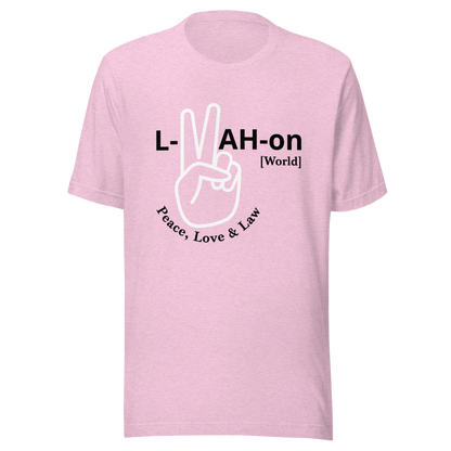 L-YAH-on & Peace T-Shirt