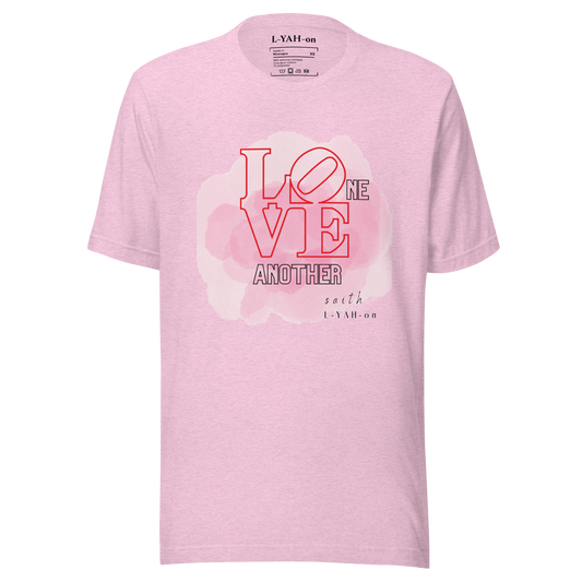T-shirt L-YAH-on Aimer l'un l'autre